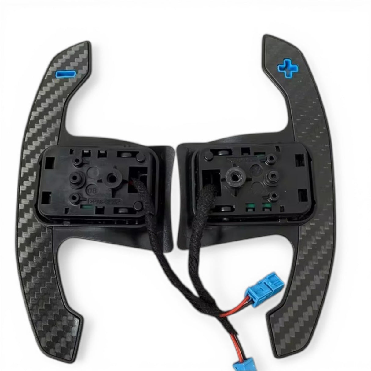 Carbon Paddle Shifters for BMW X7 G07 (2019 to 2025) BMW > Paddles Euro Premium Parts Blue With electronics