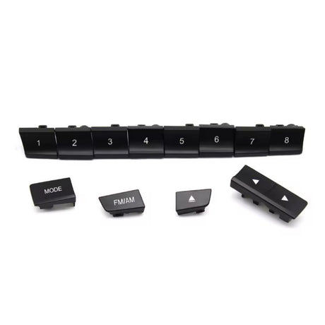 Radio And AC Buttons Replacement Kit for BMW 1 Series F20 (2011 - 2019) BMW > Replacement Trims Euro Premium Parts Radio Buttons (x10)
