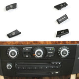 Radio And AC Buttons Knobs Replacement Kit for BMW 5 Series E60 E61 (2003 - 2010)
