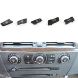 Radio And AC Buttons Knobs Replacement Kit for BMW 5 Series E60 E61 (2003 - 2010)