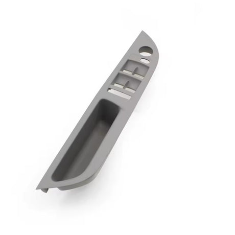 Replacement interior door handles for BMW 5 Series E60 LCI (2006 - 2010) BMW > Replacement Trims Euro Premium Parts Facelift LCI (2006 to 2010) Gray Driver Window Switches Trim (Without folding mirror button) - LHD