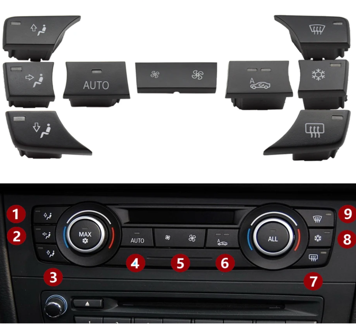 iDrive-Tasten-Ersatzkit für BMW 3er F30 (2010 - 2018)