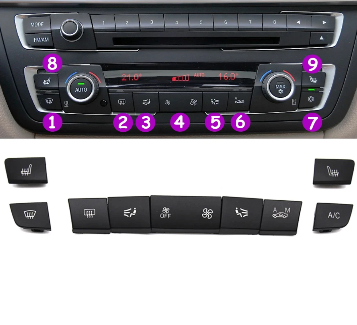 iDrive-Tasten-Ersatzkit für BMW 3er F30 (2010 - 2018)