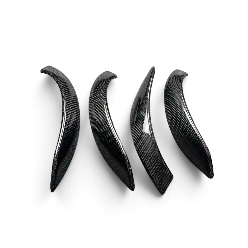 Carbon fiber door handle trims for BMW 3 Series F30 and M3 F80 (2013 to 2020) BMW > Replacement Trims Euro Premium Parts