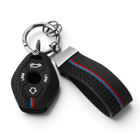 Silicone BMW Key Case & Key Chain – Soft Protective Key Fob Cover