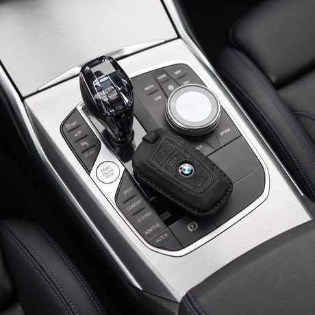 Alcantara BMW Key Case and Key Chain – Protective Key Fob Cover Euro Premium Parts