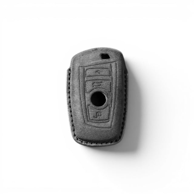 Alcantara BMW Key Case and Key Chain – Protective Key Fob Cover Euro Premium Parts Without Key Chain Square Type