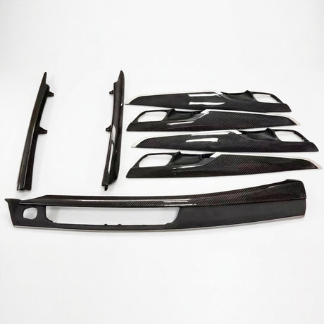 BMW X6 F16 Carbon Fiber Interior Trim - 2014 to 2019 BMW > Replacement Trims Euro Premium Parts Dashboard & Door Trims (x8)