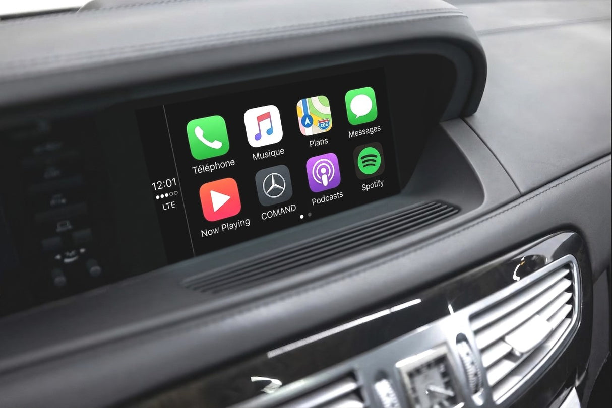 Wireless Apple CarPlay/AndroidAuto retrofit kit for Mercedes CL Class C216 (2006-2013)