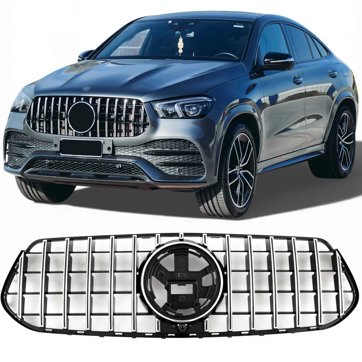 Panamericana AMG GTR Kühlergrill für Mercedes GLE W166 (2015 bis 2018)