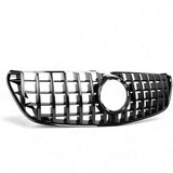 Black Front Panamericana GTR grille for Mercedes V-Class W447 (2014 to 2022) Mercedes > Grilles Euro Premium Parts