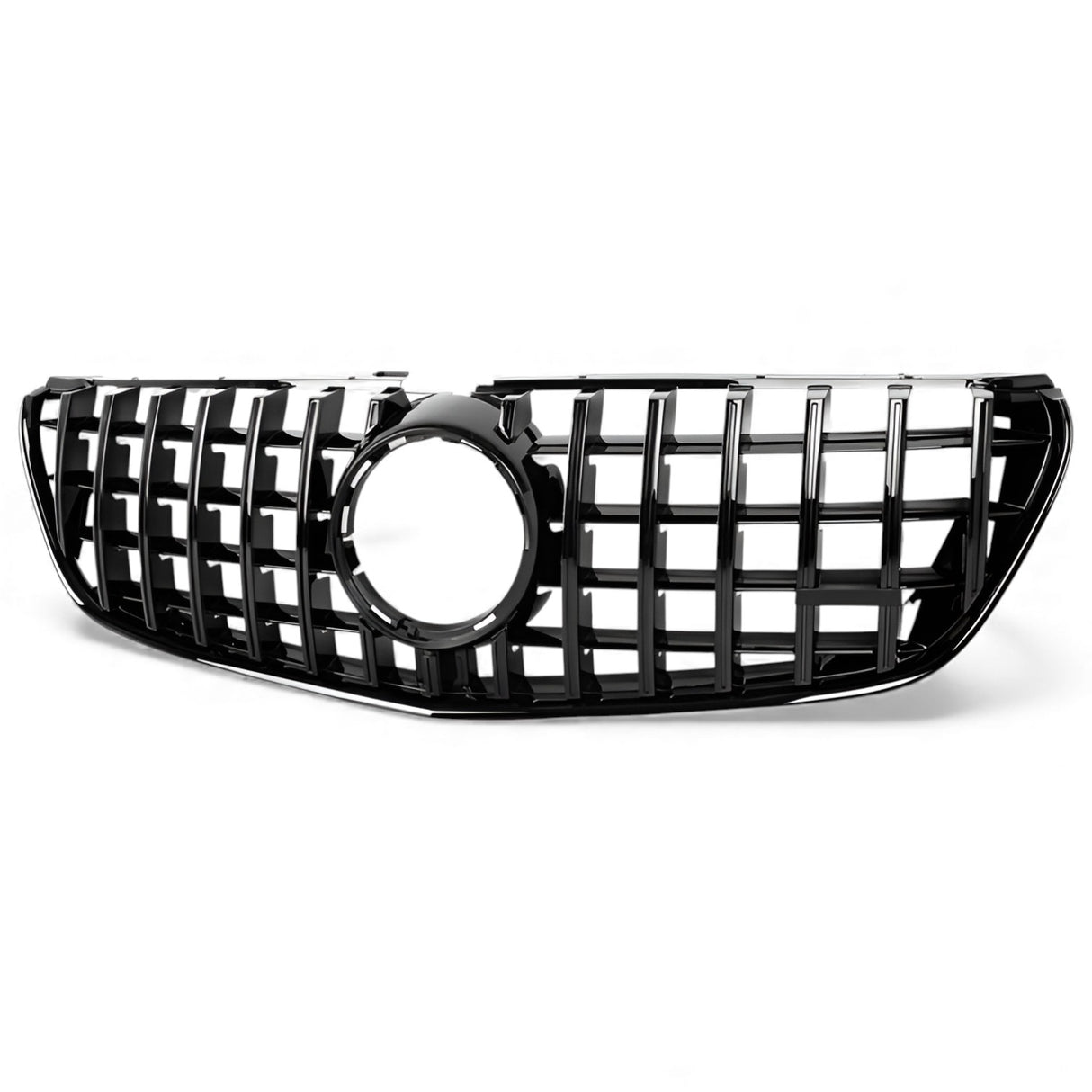 Black Front Panamericana GTR grille for Mercedes V-Class W447 (2014 to 2022) Mercedes > Grilles Euro Premium Parts