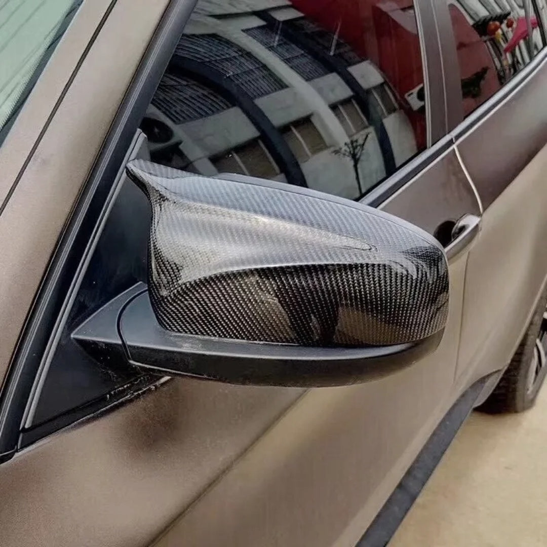 BMW M-look Carbon Fiber Mirror Caps for BMW X3 G01 - 2017 to 2024