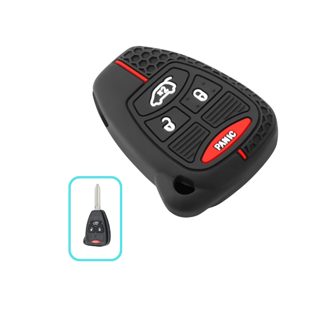 Silicon Dodge Key Case – Protective Key Fob Cover For Dodge RAM Charger Challenger Durango