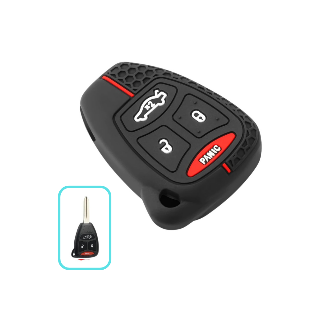 Silicon Dodge Key Case – Protective Key Fob Cover For Dodge RAM Charger Challenger Durango