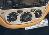 Sticky Buttons Restoration Service for Ferrari 360 Modena/Spider (1999 to 2005) Euro Premium Parts Climate Control (Knobs ; Buttons & Inner Pannel)