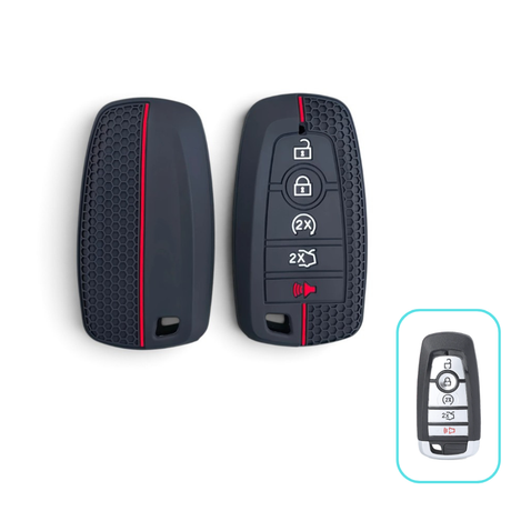 Silicon Ford Key Case – Protective Key Fob Cover For Ford F150 F250 Fusion Focus Edge Mustang