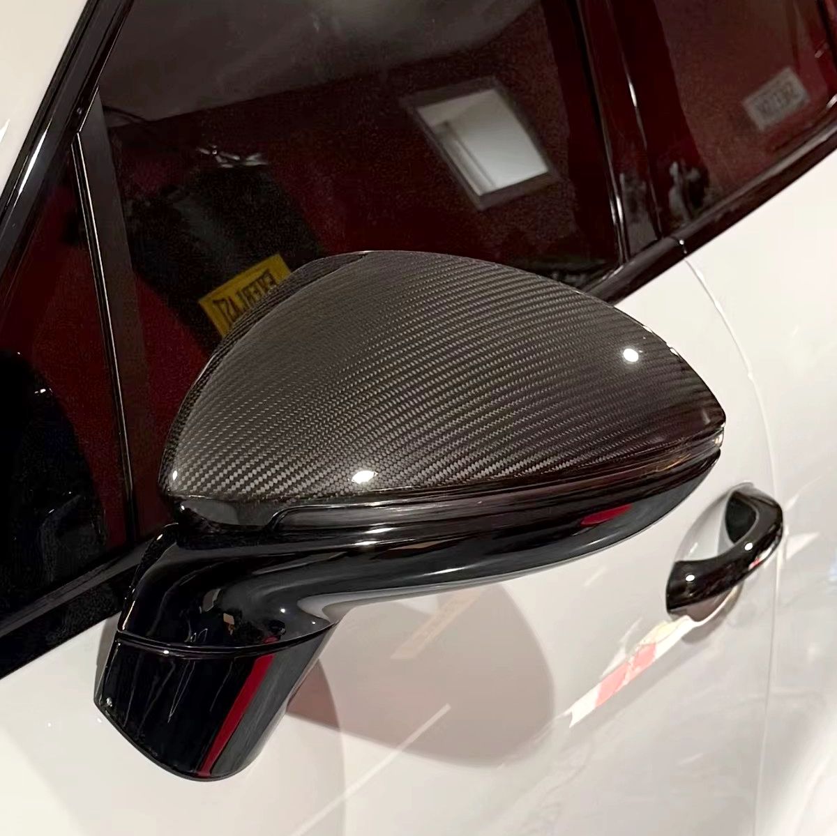 Carbon Fiber Mirror Caps for VW Golf Mk6 (MY 2008 - 2016) VW Euro Premium Parts