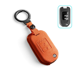 Alcantara Honda Key Case and Key Chain – Protective Key Fob Cover Civic Jazz Fit Odyssey Accord CR-V HR-V