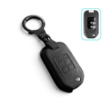 Alcantara Honda Key Case and Key Chain – Protective Key Fob Cover Civic Jazz Fit Odyssey Accord CR-V HR-V