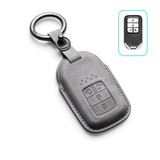 Alcantara Honda Key Case and Key Chain – Protective Key Fob Cover Civic Jazz Fit Odyssey Accord CR-V HR-V