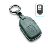 Alcantara Honda Key Case and Key Chain – Protective Key Fob Cover Civic Jazz Fit Odyssey Accord CR-V HR-V