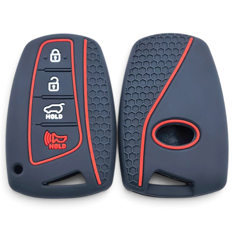 Silicon Hyundai Key Case – Protective Key Fob Cover For I20 I30 SantaFe IX45 Genesis