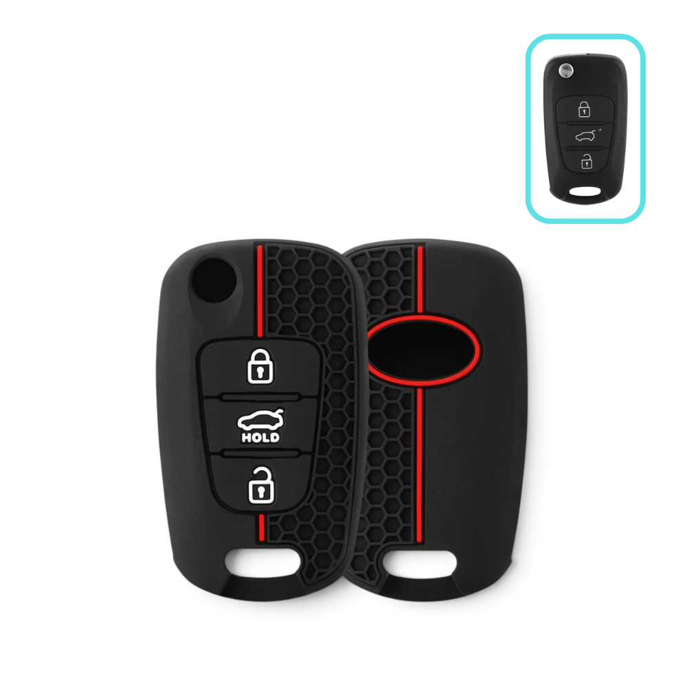 Silicon Hyundai Key Case – Protective Key Fob Cover For I20 I30 SantaFe IX45 Genesis