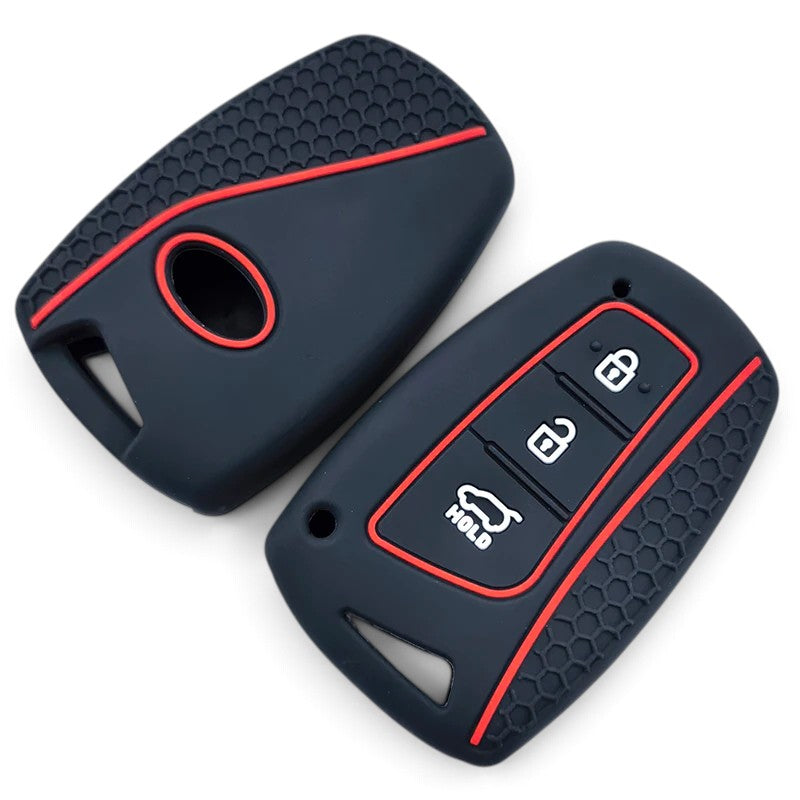 Silicon Hyundai Key Case – Protective Key Fob Cover For I20 I30 SantaFe IX45 Genesis