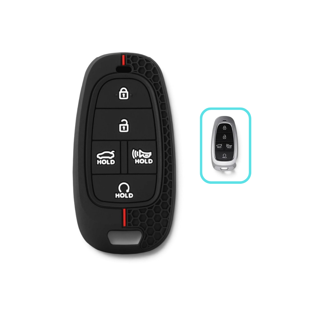 Silicon Hyundai Key Case – Protective Key Fob Cover For I20 I30 SantaFe IX45 Genesis