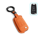 Alcantara Chevrolet Key Case and Key Chain – Protective Key Fob Cover Key Cases Euro Premium Parts Tan 3 Buttons