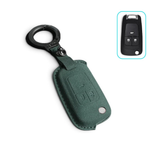 Alcantara Chevrolet Key Case and Key Chain – Protective Key Fob Cover Key Cases Euro Premium Parts Green 3 Buttons