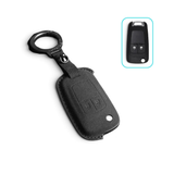 Alcantara Chevrolet Key Case and Key Chain – Protective Key Fob Cover Key Cases Euro Premium Parts Black 2 Buttons