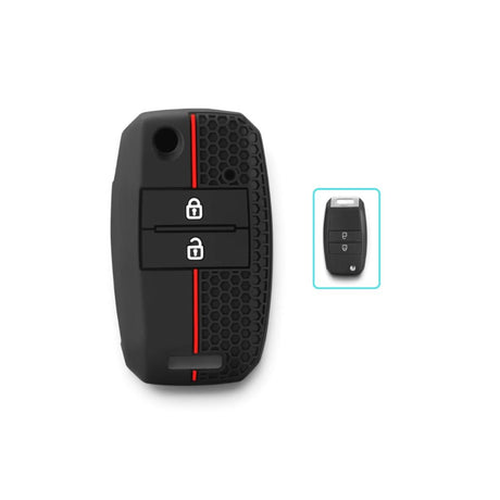 Silicone Kia Key Case and Key Chain – Protective Key Fob Cover Key Cases Euro Premium Parts 2 Buttons