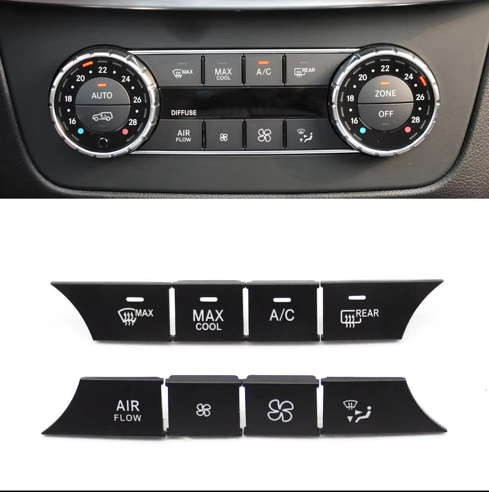 AC Buttons Replacement Kit for Mercedes-Benz GL X166 (2012-2015)