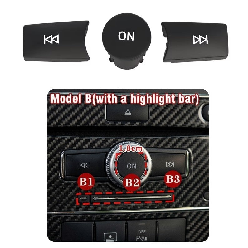 Mercedes-Benz A-Class W176 Center Console Replacement Buttons (2012-2018)