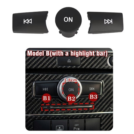 Mercedes-Benz A-Class W176 Center Console Replacement Buttons (2012-2018)