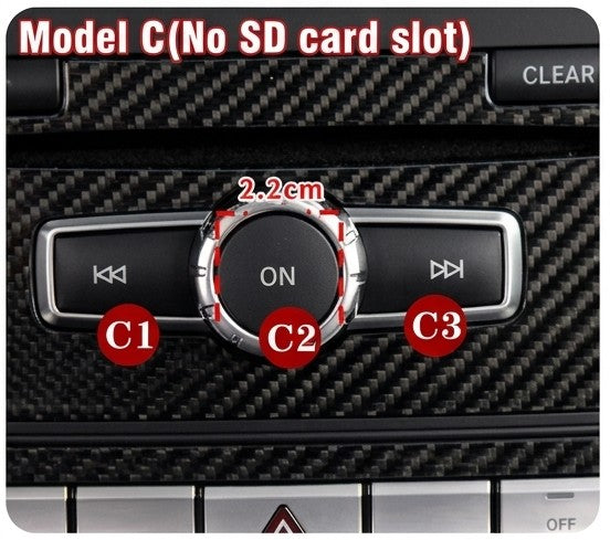 Mercedes-Benz A-Class W176 Center Console Replacement Buttons (2012-2018)