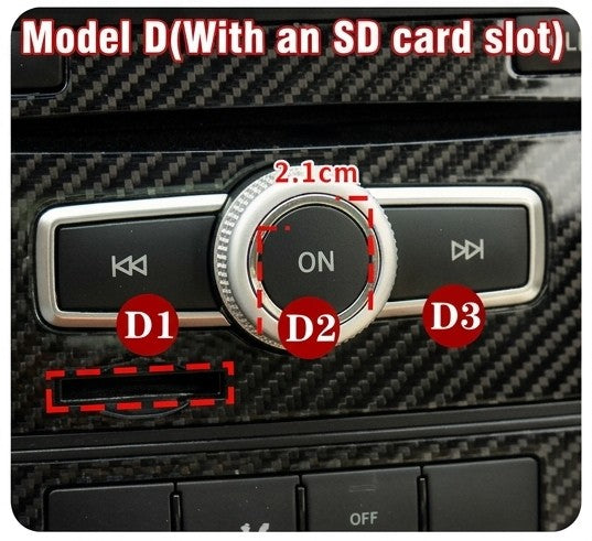 Mercedes-Benz GLA W156 Center Console Replacement Buttons (2013-2017)