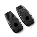 Carbon-Look Mercedes-Benz Key Case and Key Chain – Protective Key Fob Cover