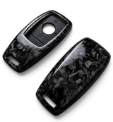 Carbon-Look Mercedes-Benz Key Case and Key Chain – Protective Key Fob Cover