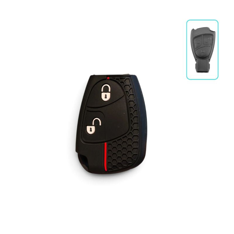 Silicone Mercedes-Benz Key Case and Key Chain – Protective Key Fob Cover