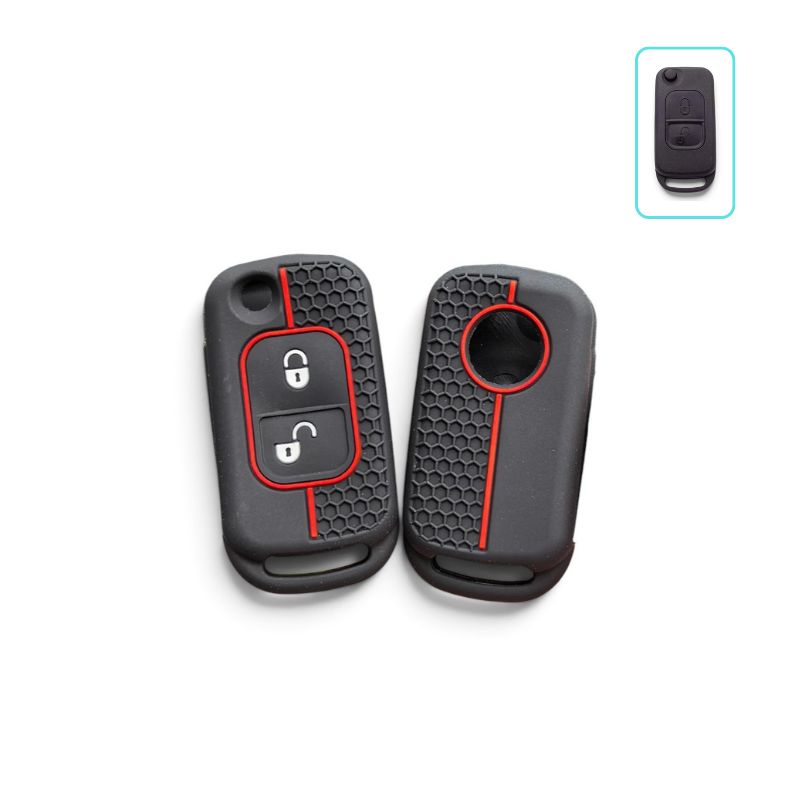 Silicone Mercedes-Benz Key Case and Key Chain – Protective Key Fob Cover