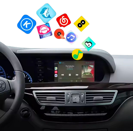 Wireless Apple CarPlay/AndroidAuto retrofit kit for Mercedes CL Class C216 (2006-2013)