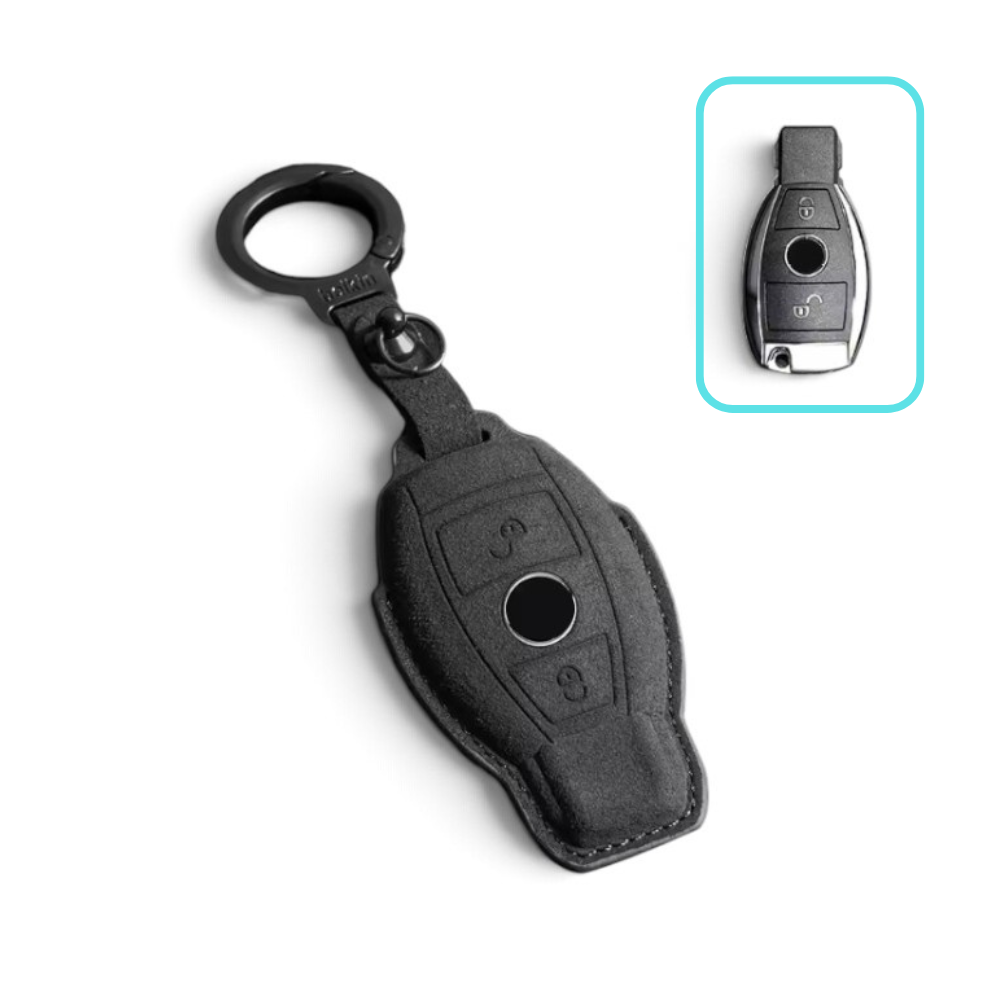Alcantara Mercedes-Benz Key Case and Key Chain – Protective Key Fob Cover