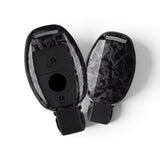 Carbon-Look Mercedes-Benz Key Case and Key Chain – Protective Key Fob Cover