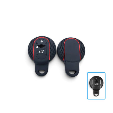 Silicone MINI Key Case and Key Chain – Protective Key Fob Cover Key Cases Euro Premium Parts Round Key