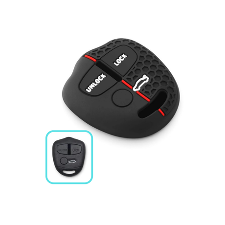 Silicon Mitsubishi Key Case – Protective Key Fob Cover Key Cases Euro Premium Parts Key Type D (3 Buttons)