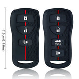 Silicone Nissan Key Case and Key Chain – Protective Key Fob Cover
