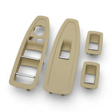 Window Switch Trim Plates in Black, Beige, Gray and Carbon look for BMW 4 Series F32 M4 F82 - 2012 to 2019 Euro Premium Parts Tan Complete Kit (x4) (with folding mirrors)